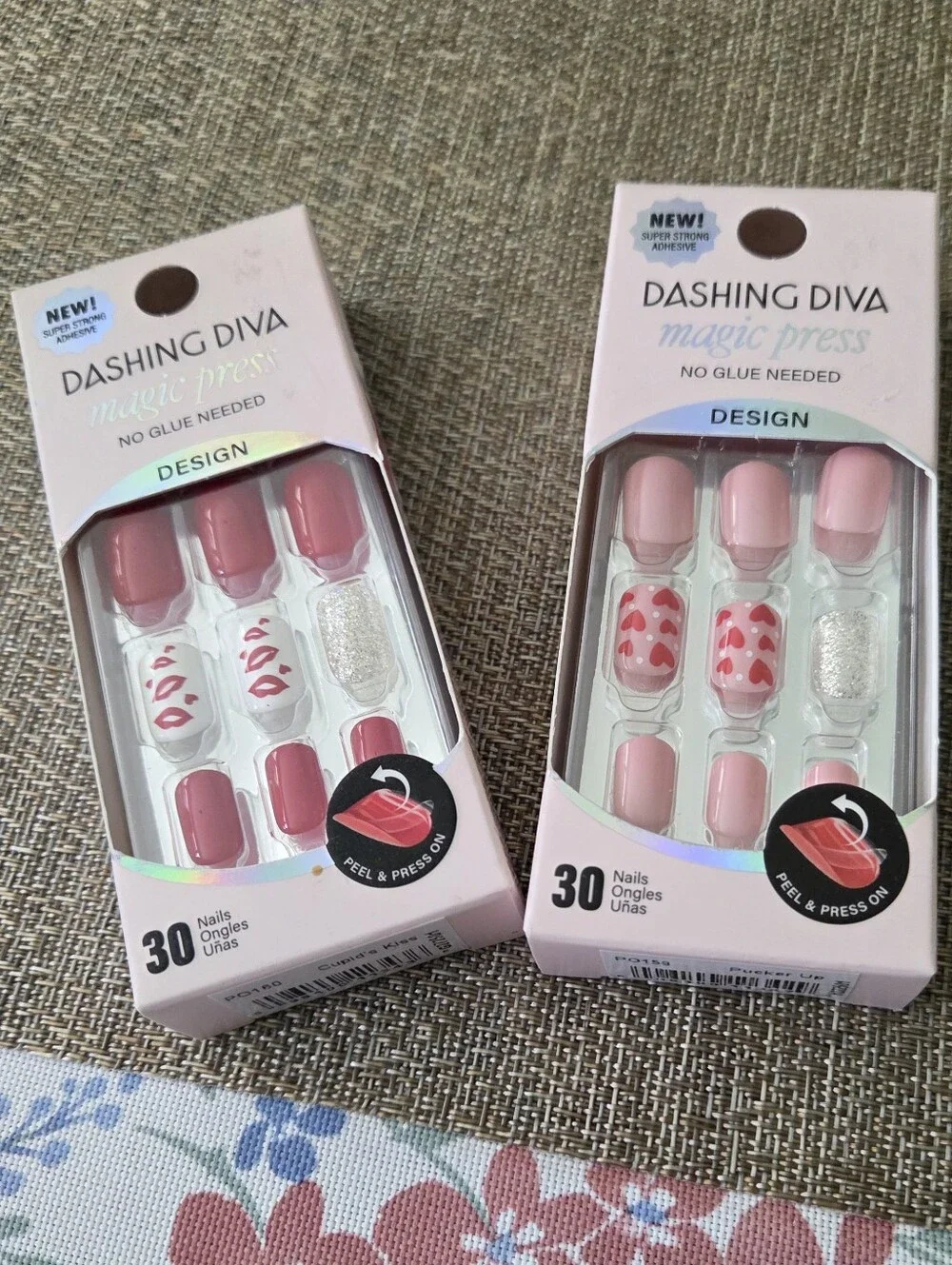 Dashing Diva Pink Magic Press-On Nails - 30 Pack, 2 Sets